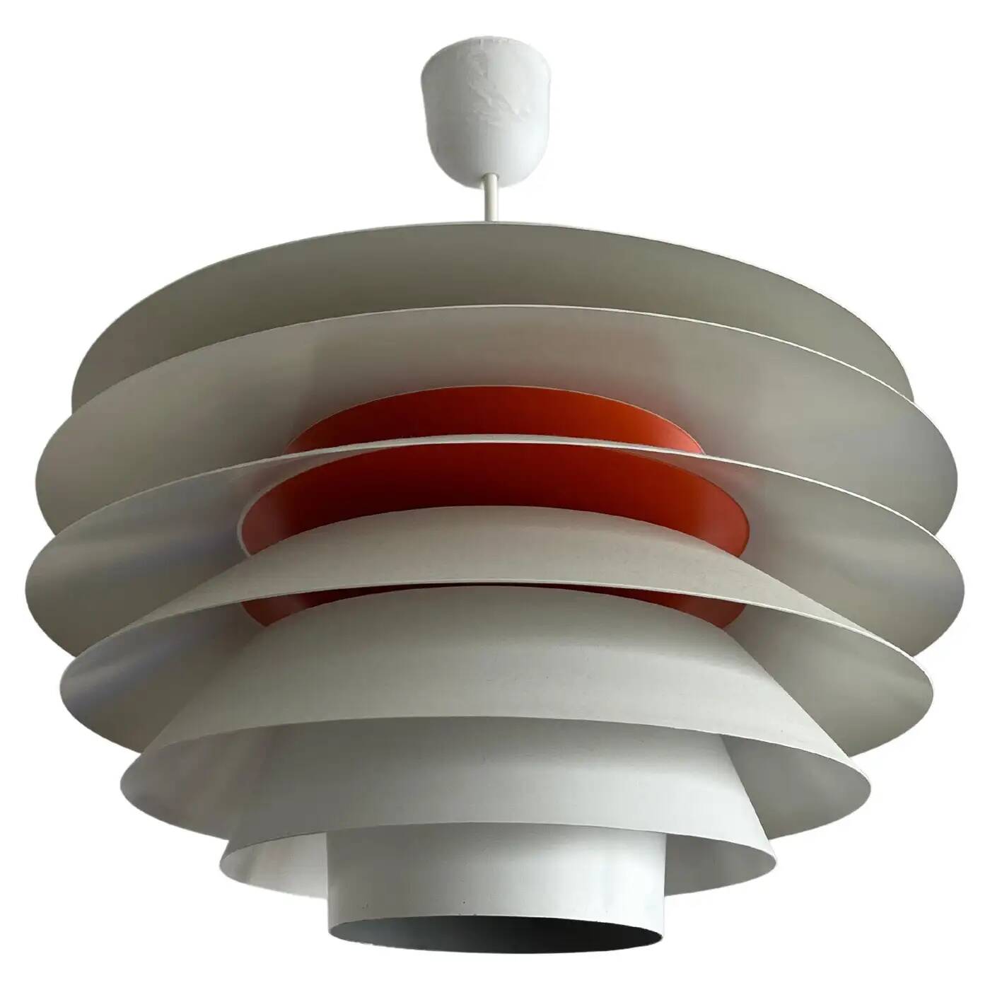 Pair of Svend Middelboe "Verona" pendant lights produced by Nordisk Solar, 1960s