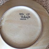 5 stoneware fish plates