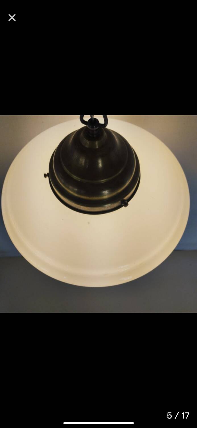 Lampe à suspendre - Verre de Murano - Rationaliste / Bauhaus