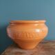Cache pot, pot de fleurs, jardinière en terre cuite émaillée