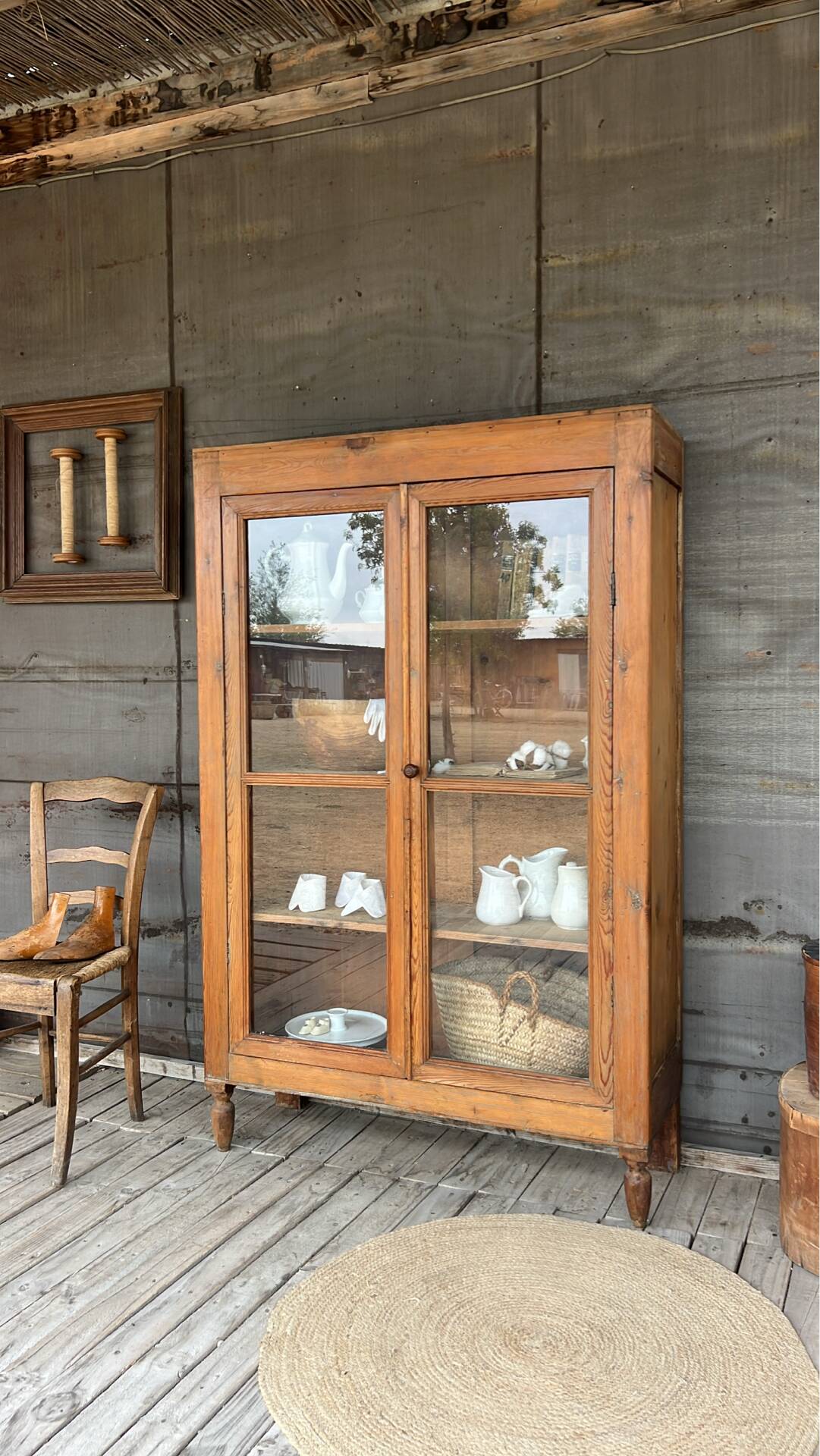 Ancienne vitrine anglaise