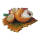 Salt / Pepper / Mustard Barbotine Set Vintage Snails