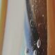 Large sculptural drop vase made of blown glass signed Mdina Glass Malta.