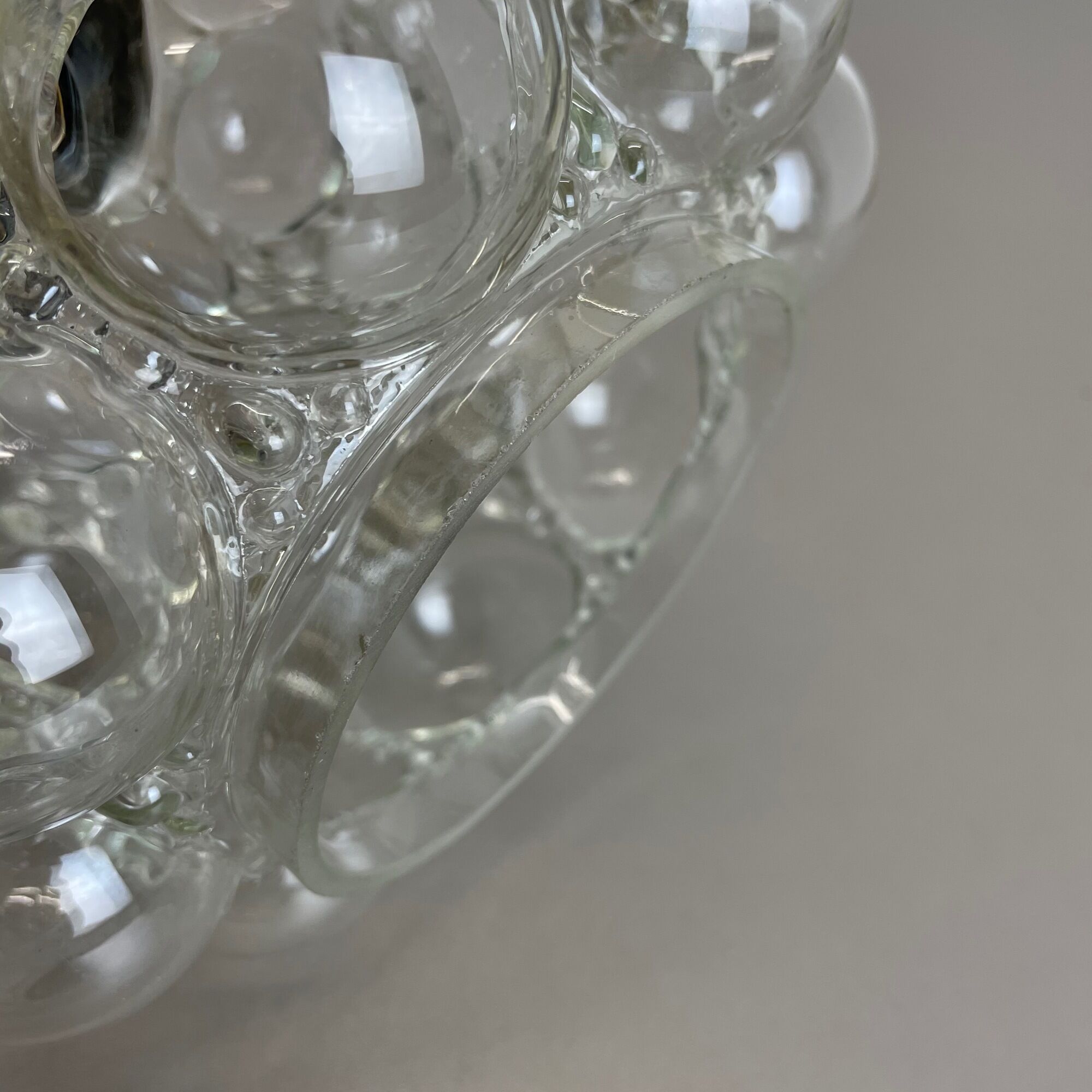 Glass bubble hanging by Helena Tynell for Glashütte Limburg, Germany 1960