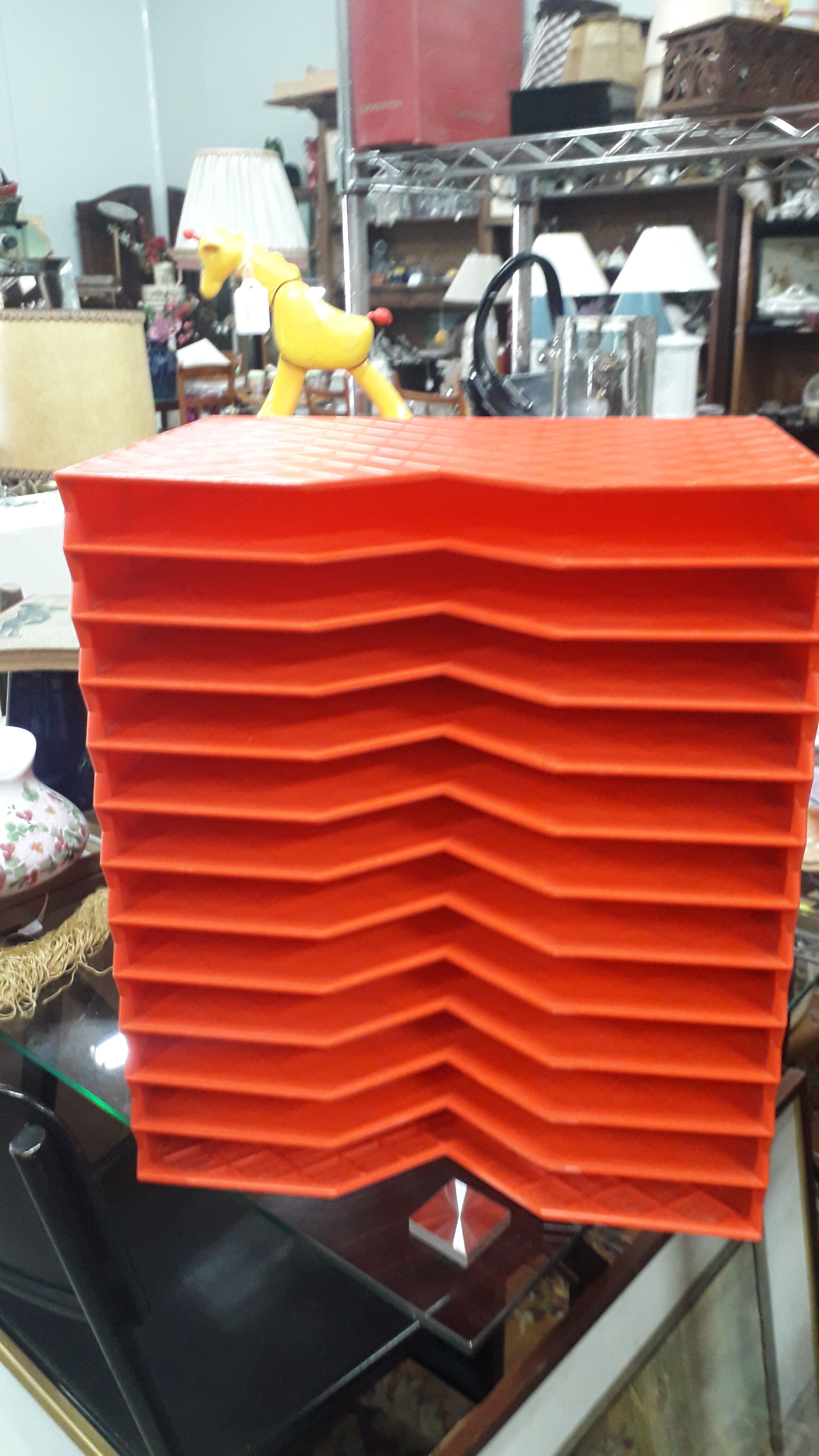 paper binder, sorter, briefcase