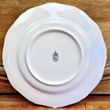 6 old Luneville flat plates, Réverbère model