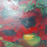 Tableau , peinture bouquet de fleurs
