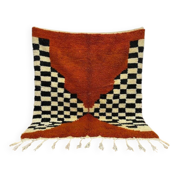 Tapis berbère marocain authentique tissé à la main 200cmx200cm