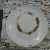 Ancient plate in earthenware