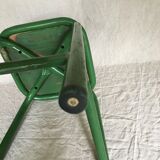 Green military stool