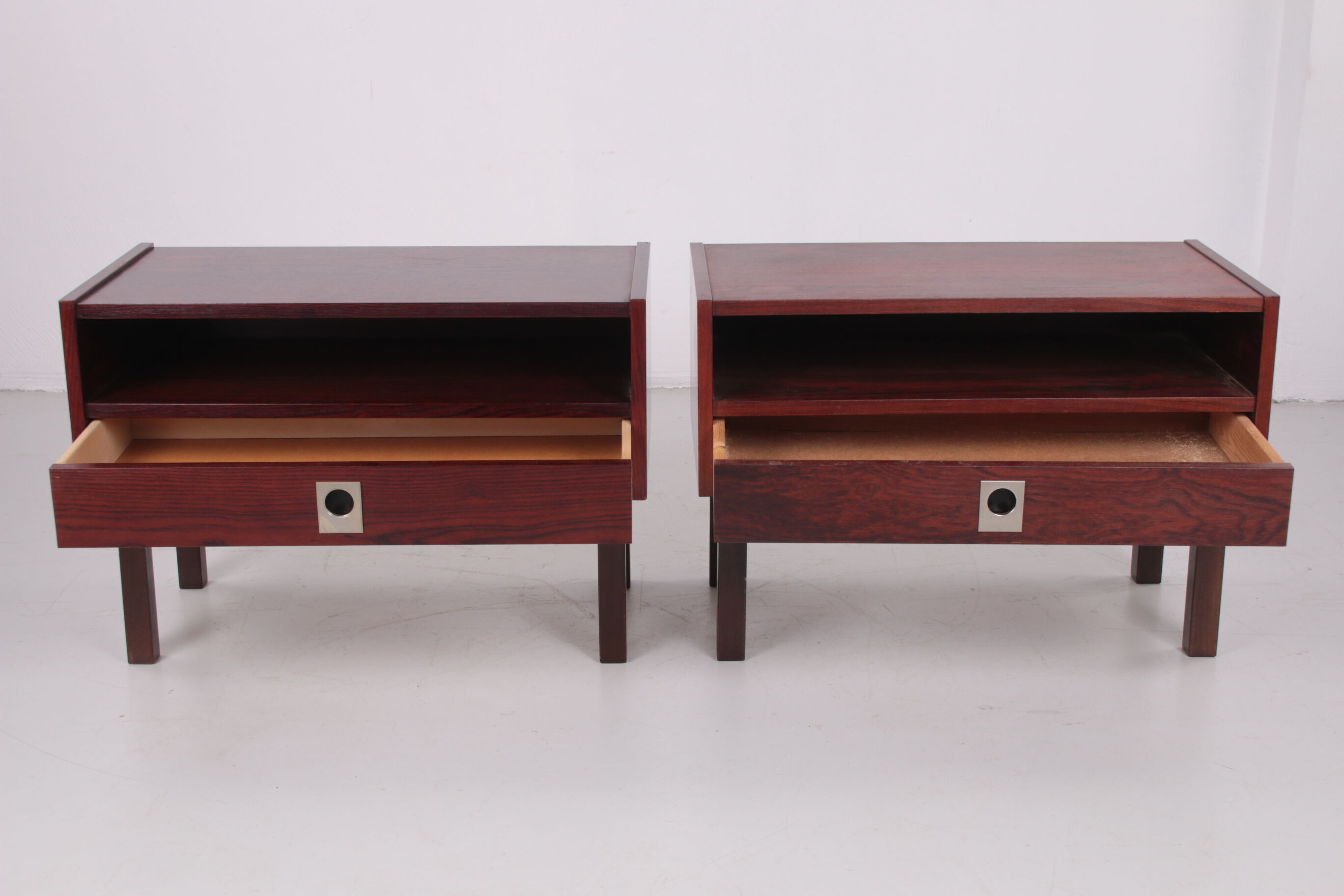 Danish rosewood bedside tables, 1960s