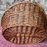 Wicker basket 2 vintage handles