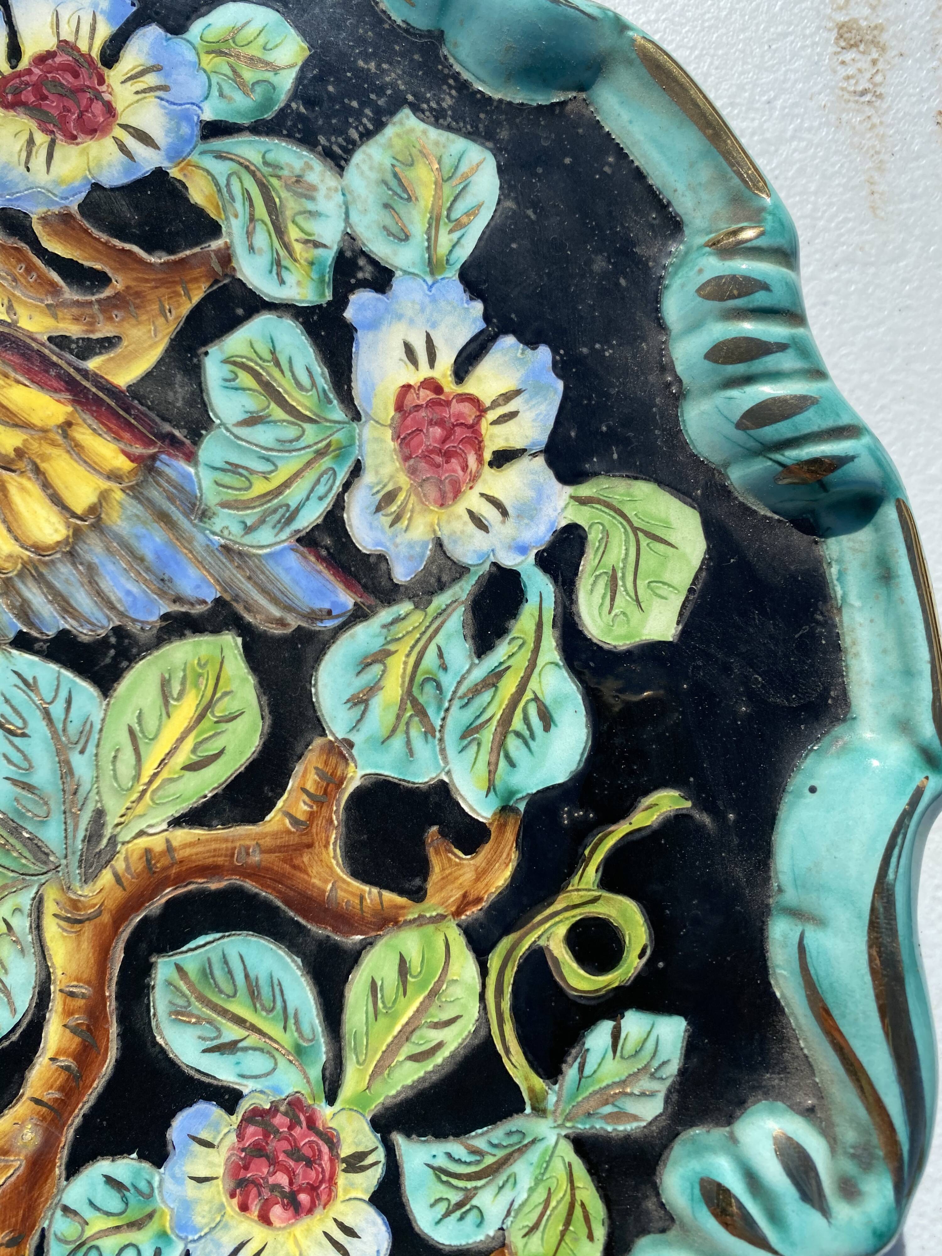 Vintage ceramic dish Monaco Cerart