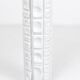 Large White Relief Op Art Porcelain Vase Rosenthal Germany, 1960s