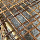 Vintage coffee table from the 50s in rattan