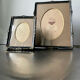 Pair of English Antique Metal Picture Frames in 2 different sizes