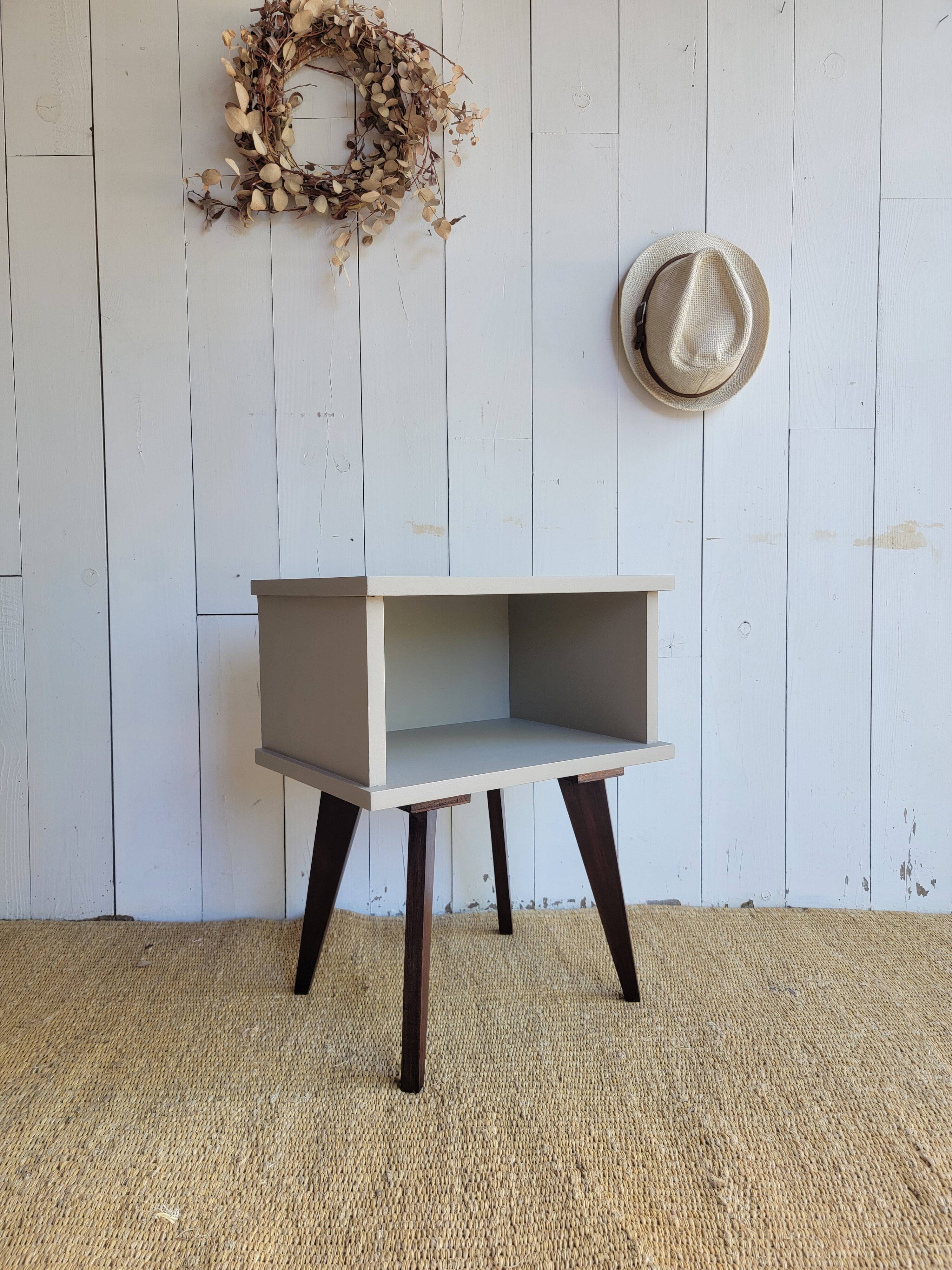 Renovated vintage bedside table