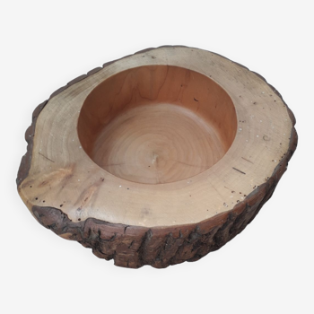 Empty pocket ashtray solid wood Swedish