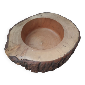 Empty pocket ashtray solid wood Swedish