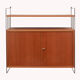 1960s wall unit in walnut, WHB Germany