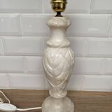 Alabaster lamp base