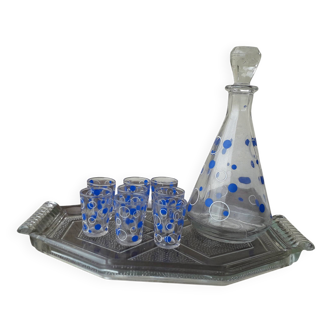 Service à liqueur en verre