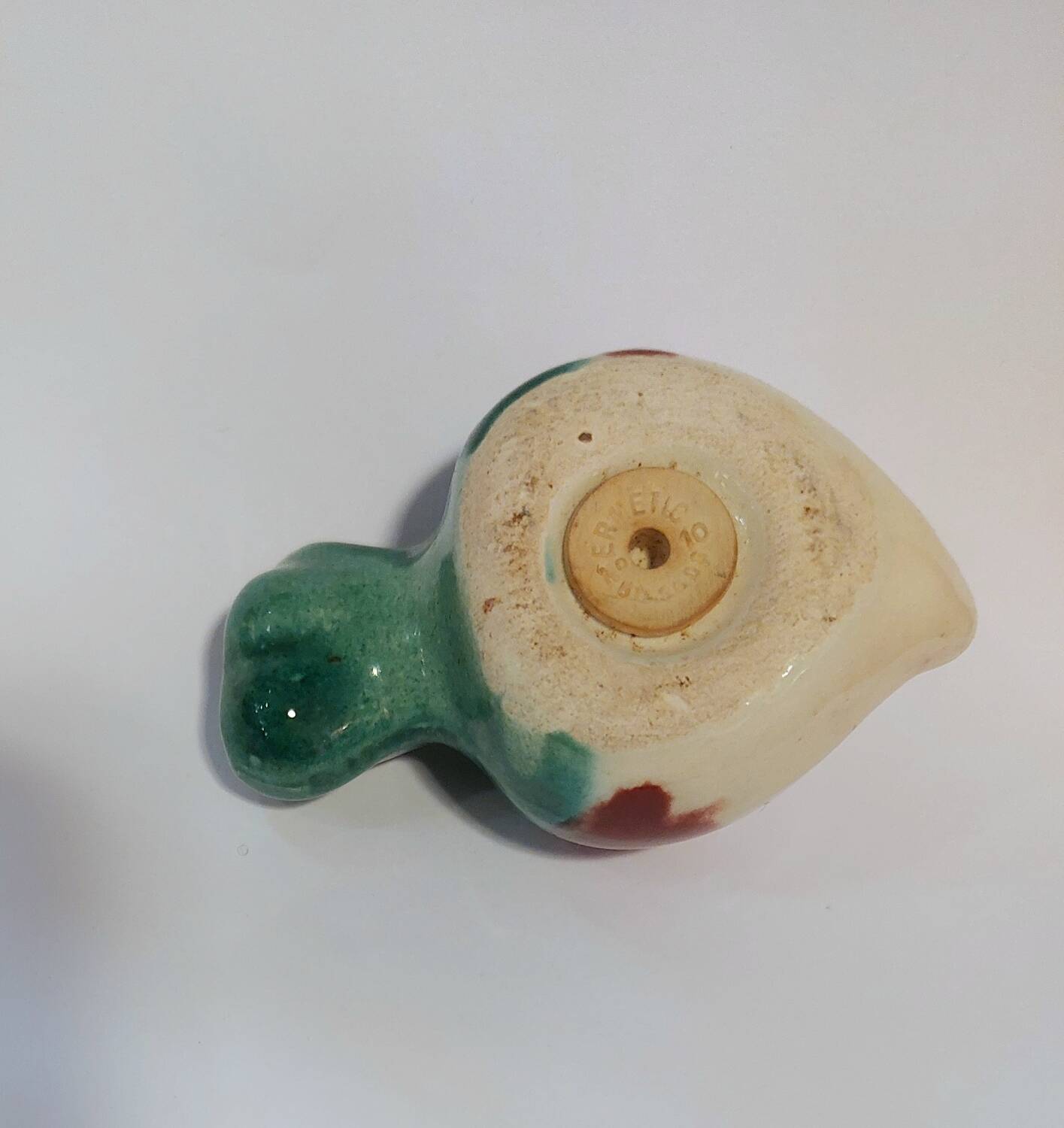 Slipware salt cellar