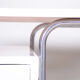 White Bauhaus desk made in 1930s Czechia by Robert Slezak