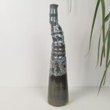 Vase soliflore glazed earth