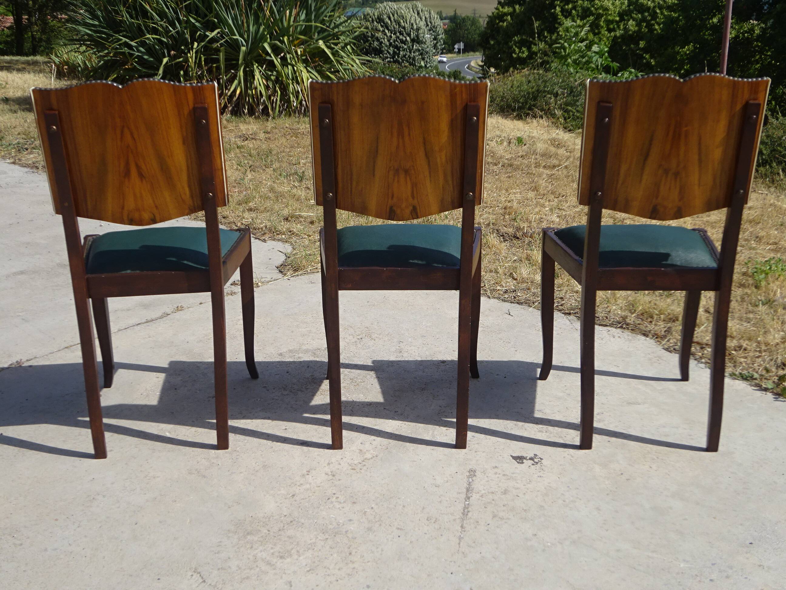 Restored Art Deco chairs, the 6.