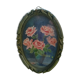Miniature painting "vase of roses"