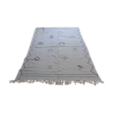Mat silk cactus sabra woven by hand in the Morocco 136x233cm