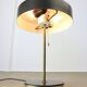 Mid-Century Black & Brass Table Lamp from Kamenický Šenov