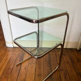 Service/end of vintage canape 1970 double tray