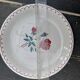 Antique plate with floral decoration