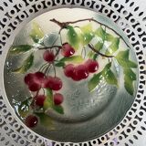 Barbotine dessert plates