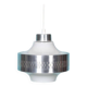 1960s vintage glass pendant light, Swedish pendant.