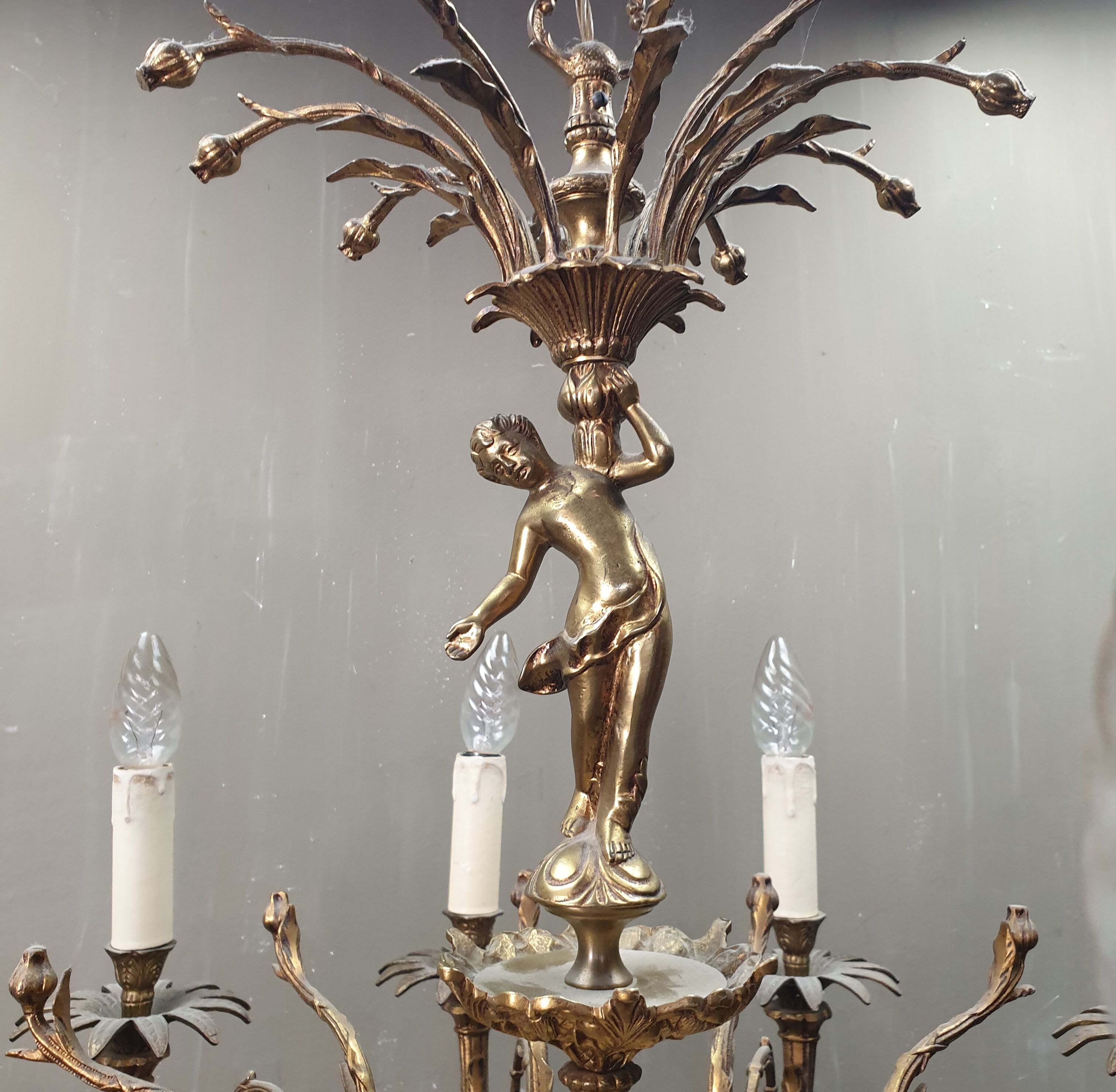 Vintage candlestick Louis XV style