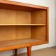 Extra long Danish sideboard, teak, oak, leatherette, 280 cm, Arne Hovmand-Olsen