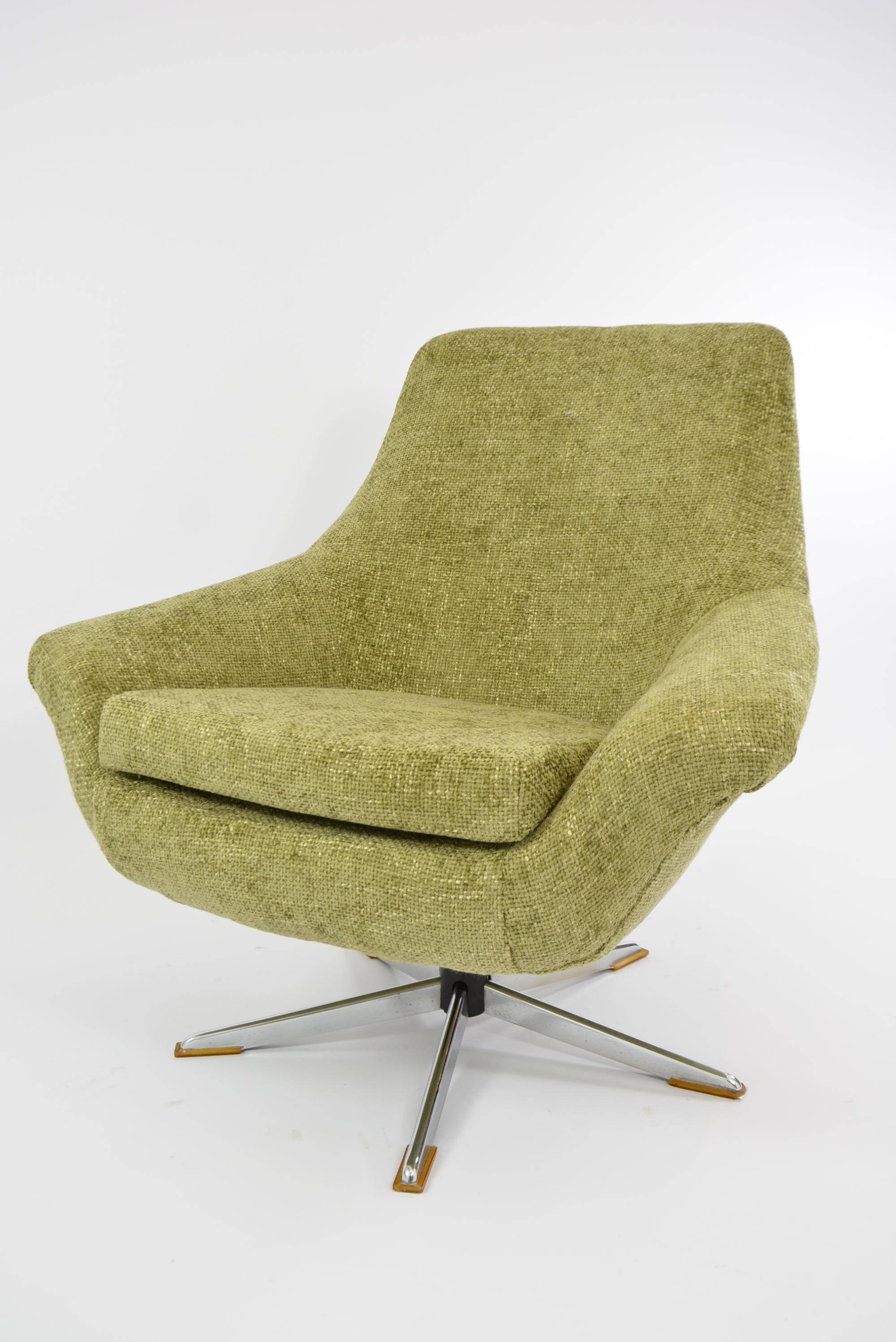 Swivel shell armchairgreen Khaki