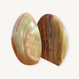 Pair of Onyx stone bookends