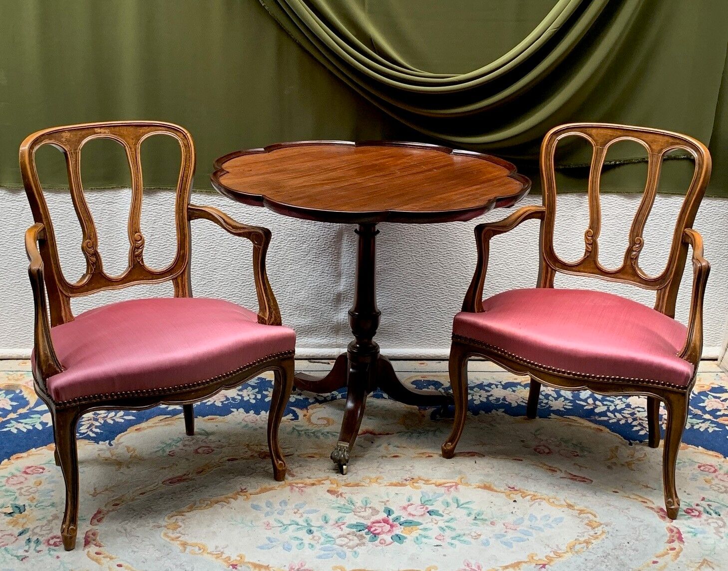 Pair of Louis XV armchairs