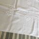 Drap plat brodé brodé 3,20x2,30 m