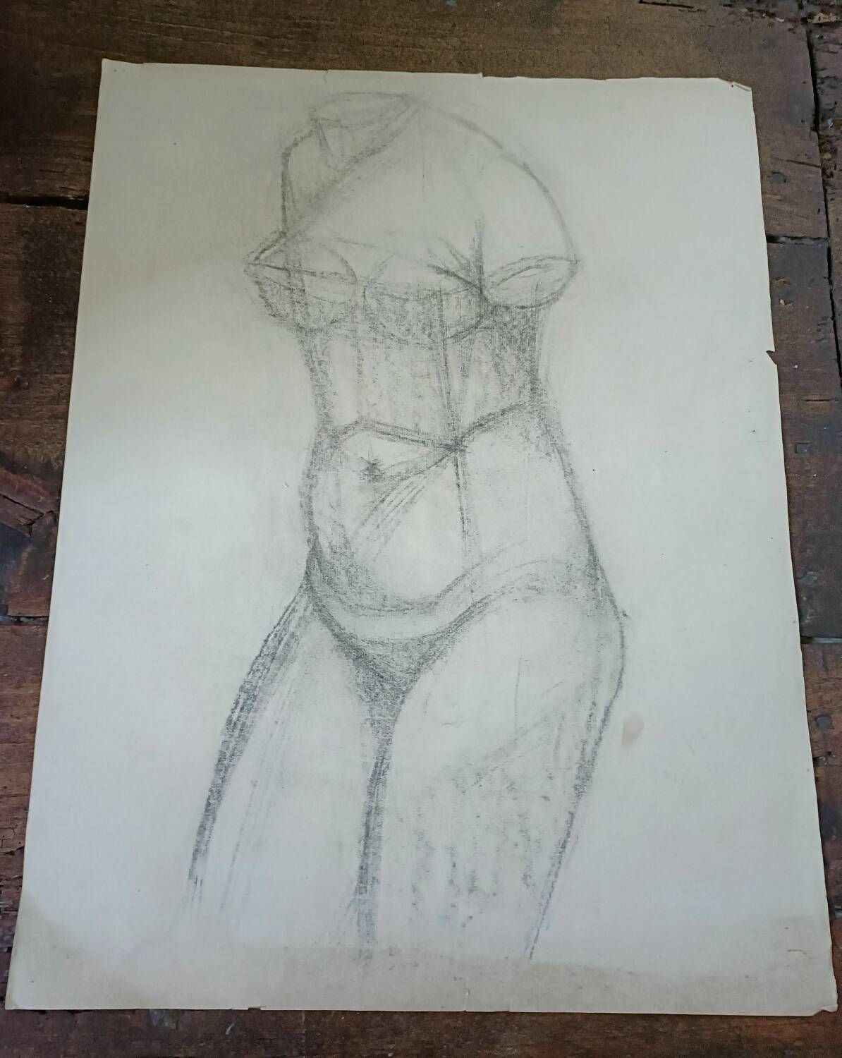 Study, drawing, nude