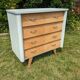 Commode scandinave pieds compas