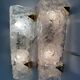 Pair wall lamps jt kalmar vintage design 70s