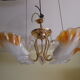 Chandelier to 5 branches art deco 1980