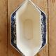 Antique ironstone sauceboat Longchamp model Rouen 19th century