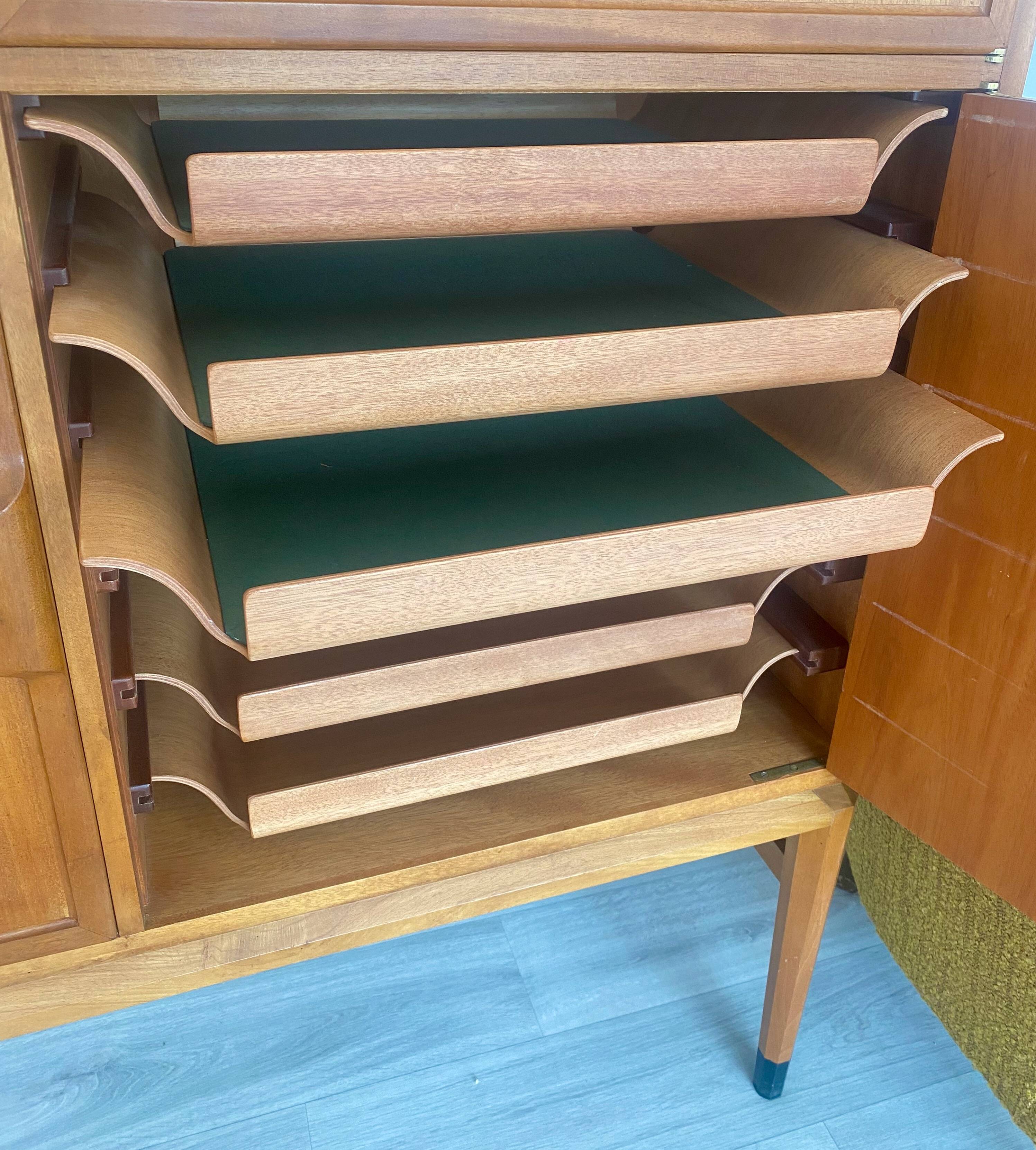 Mahogany cabinet, model 2910, by Axel Larsson for Bodafors