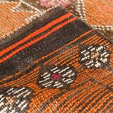 3x14 Turkish Long Vintage Runner Rug, Handmade Wool Hallway Rug, 83x429C